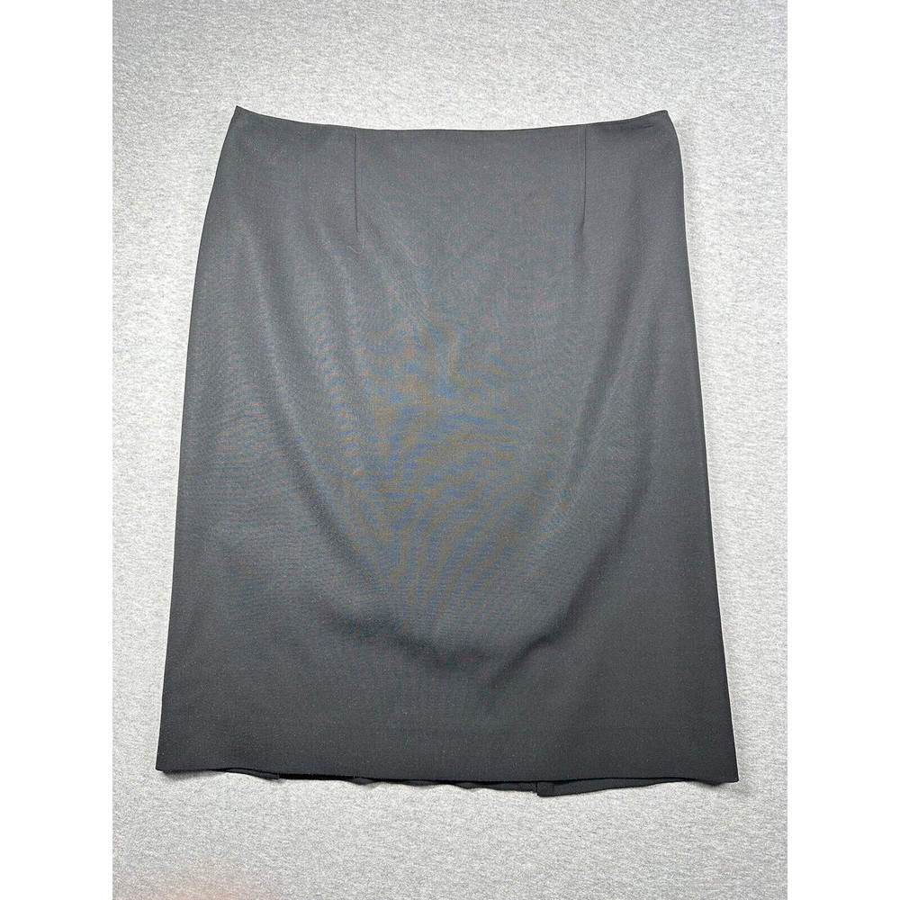 Theory Women's Pencil Skirt With Slit‎ Black Size 10 Size 31 Waist